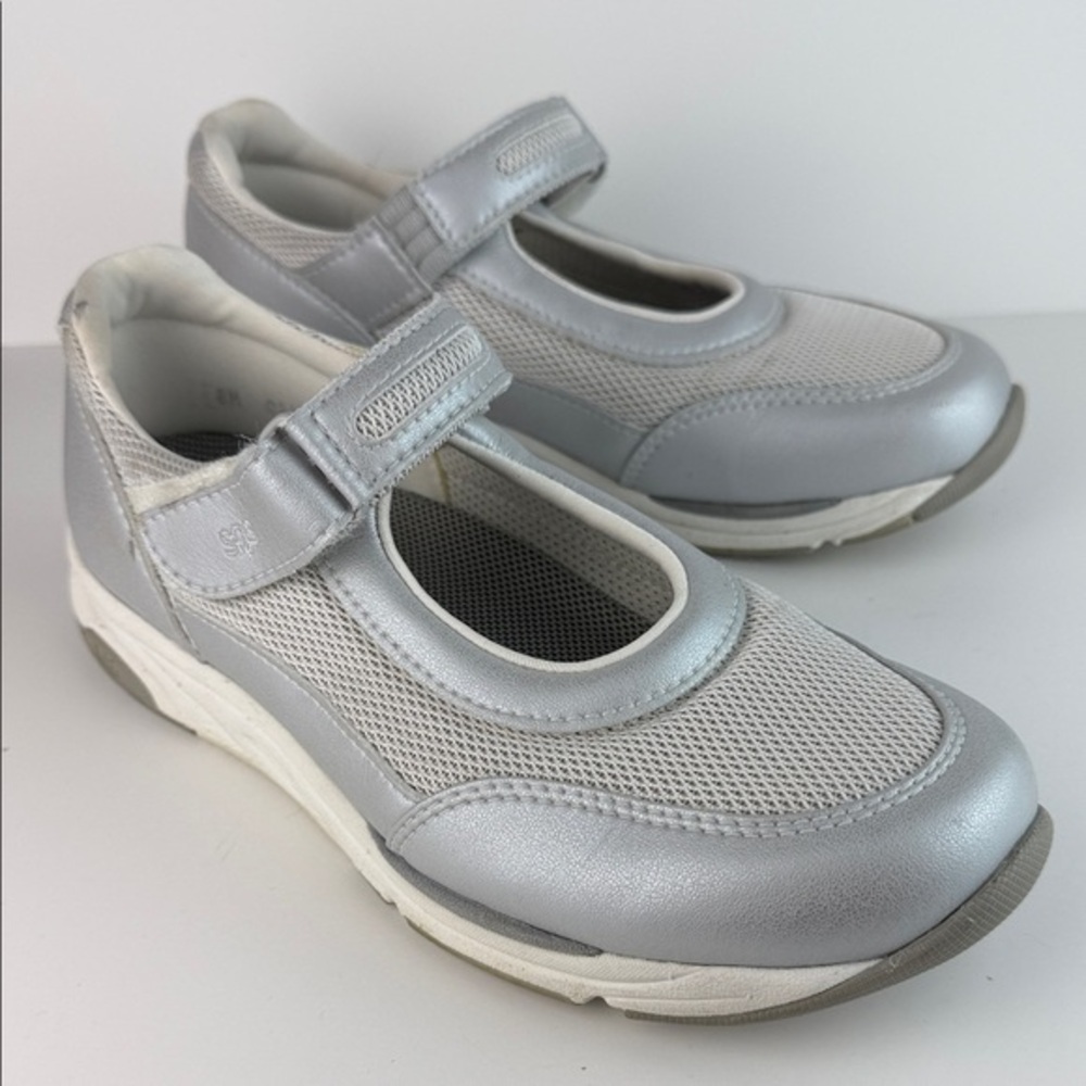 SAS Metallic‎ Tripad Comfort Mary Jane Shoes Size 8M